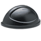 Rubbermaid Commercial Untouchable Plastic Half-Round Lid, 21 3/8 x 12 3/8 x 9 1/8, Black RCP362000BK
