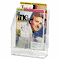 Rubbermaid Optimizers Multipurpose Six-Pocket Organizer, 9-1/2w x 4d x 12h, Clear RUB66040ROS