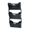 Rubbermaid Ultra Hot File Three Pocket Wall File Set, Letter, Black RUB18523