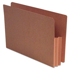 S J Paper 1-3/4 Inch Expansion File Pockets, Straight Cut, Redrope, Legal, Red, 10/Box SJPS11700