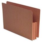 S J Paper 1-3/4 Inch Expansion File Pockets, Straight Cut, Redrope, Legal, Red, 10/Box SJPS11700