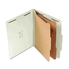 S J Paper 2-1/4" Expansion Classification Folder, Letter, Six-Section, Pale Green, 15/Box SJPS60904