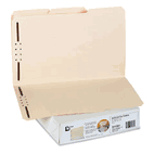 S J Paper Antimicrobial Archival Folder, Two Fasteners, 1/3 Top Tab, Legal, Manila, 50/Box SJPS11581