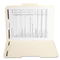 S J Paper Archival File Folders, Antimicrobial, 1/3 Cut Top Tab, Letter, Manila, 50/Box SJPS11571