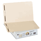 S J Paper Archival File Folders, Antimicrobial, Straight Top Tab, Legal, Manila, 50/Box SJPS11580