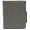S J Paper Classification Folder, Two Dividers, Letter, Charcoal, 15/BX SJPS63622