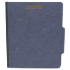 S J Paper Classification Folder, Two Dividers, Letter, Indigo, 15/BX SJPS63625