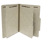 S J Paper Classification Folder, Two Dividers, Letter, Wheat, 15/BX SJPS63626