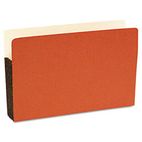 S J Paper Durable File Pocket, 5 1/4 Inch Expansion, 11 3/4 x 9 1/2, Legal, Red, 10/Box SJPS76111