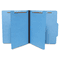 S J Paper Economy Classification Folders, Letter, Six-Section, Blue, 25/Box SJPS59702