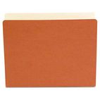 S J Paper Economy File Pocket, 5 1/4 Inch Expansion, Letter, Redrope, 10/Box SJPS71011