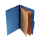 S J Paper Expanding Classification Folder, Legal, Six-Section, Cobalt Blue, 15/Box SJPS61403