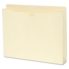 S J Paper File Jackets with 1 1/2 Inch Expansion, Letter, 11 Point Manila, 50/Box SJPS11320