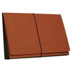 S J Paper Four Inch Expansion Wallets, Redrope, Legal, Red, 25/Carton SJPS85308