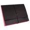 S J Paper Fusion Clutch Organizer, 1 3/4" Exp, Letter, Black/Red, 10/BX SJPS84681