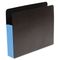 S J Paper Fusion Pocket, 3 1/2 Inch Expansion, 9 1/2 x 11 3/4, Letter, Blue SJPS83604