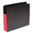 S J Paper Fusion Pocket, 3 1/2 Inch Expansion, 9 1/2 x 11 3/4, Letter, Red SJPS83601