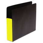 S J Paper Fusion Pocket, 3 1/2 Inch Expansion, 9 1/2 x 11 3/4, Letter, Yellow SJPS83602