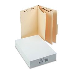 S J Paper Manila Economy Classification Folders, Legal, Six-Section, 25/Box SJPS59710