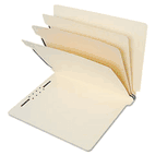 S J Paper Manila End Tab Classification Folders, Letter, Six-Section, 15/Box SJPS59760