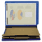 S J Paper Pressboard End Tab Classification Folder, Letter, Six-Section, Cobalt Blue SJPS60433