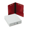 S J Paper Pressboard Folios with Two Fasteners/Closure, Letter, Executive Red, 15/Box SJPS57000