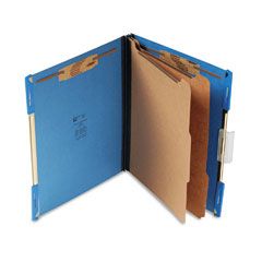 S J Paper Pressboard Hanging Classification Folder, Letter, Cobalt Blue SJPS12001