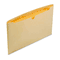 S J Paper Reinforced Top File Jackets, Legal, 11 Point Manila, 100/Carton SJPS11820