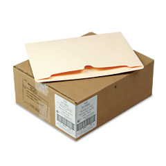 S J Paper Reinforced Top File Jackets, Letter, 11 Point Manila, 100/Carton SJPS11800