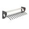 Safco 48" Wall Coat Rack, Wood, Black SAF4213BL