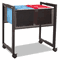 Safco Adjustable Open Top Mobile Tub File, 14w x 25-3/4d x 27h, Black SAF5352BL