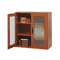 Safco Aprs Two-Door Cabinet, 29-3/4w x 11-3/4d x 29-3/4h, Cherry SAF9442CY