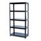 Safco Boltless Steel Shelving, 5 Shelves, 36w x 18d x 72h, Black SAF5245BL