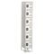 Safco Box Locker, 12w x 18d x 78h, Two-Tone Gray SAF5524GR