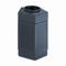 Safco Canmeleon Indoor/Outdoor Receptacle, Pentagon, Polyethylene, 30 gal, Black SAF9485BL