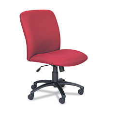 Safco Chair, High-Back, Big & Tall, Burgundy SAF3490BG