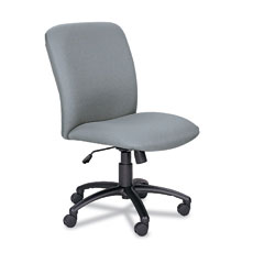 Safco Chair, High-Back, Big & Tall, Gray SAF3490GR