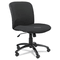 Safco Chair, Mid-Back, Big & Tall, Black SAF3491BL