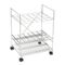 Safco Chrome Wire Roll File, 24 Compartments, 22-1/2w x 14-5/8d x 32-1/4h SAF3089