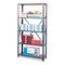Safco Commercial Steel Shelving Unit, 5 Shelves, 36w x 12d x 75h, Dark Gray SAF6265