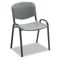 Safco Contour Stacking Chairs, Charcoal w/Black Frame, 4/Carton SAF4185CH