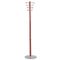 Safco Costumer, Four Ball-Tipped Double-Hooks, Steel/Wood, Cherry SAF4193CY