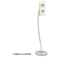 Safco Customizable Rectangular Sign Stand, 15" x 15" x 64", Gray SAF4174GR