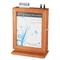 Safco Customizable Wood Suggestion Box, 10 1/2 x 13 x 5 3/4, Cherry SAF4236CY