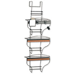 Safco Design Lines Tri-File Panel Organizer, 12 1/2 x 7 3/4 x 34 3/4, Charcoal SAF4121CH