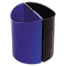 Safco Desk-Side Recycling Receptacle, 14 gal, Black and Blue SAF9928BB