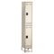 Safco Double Tier Locker, 12w x 18d x 78h, Two-Tone Tan SAF5523TN