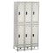 Safco Double Tier, Three-Column Locker, 36w x 18d x 78h, Two-Tone Gray SAF5526GR