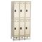 Safco Double Tier, Three-Column Locker, 36w x 18d x 78h, Two-Tone Tan SAF5526TN