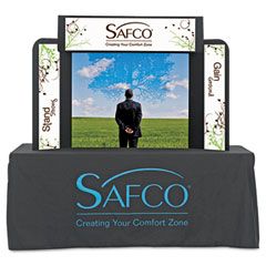 Safco Economy Tabletop Exhibit, 61 x 14 x 41, Black SAF2333BL